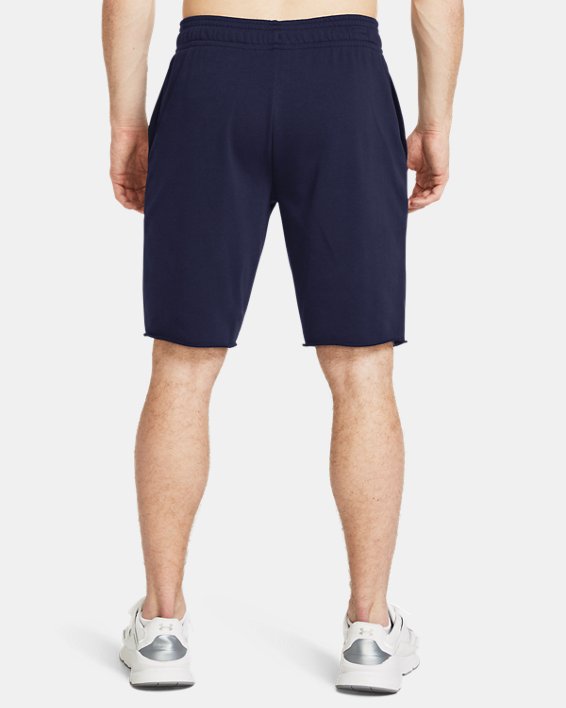 Men's UA Rival Terry Shorts in Blue image number 1